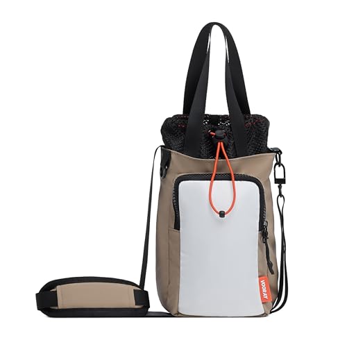 Hydration Sling 4L Water Bottle Holder with Strap & Phone Pocket - Camel Color Block