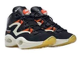 Reebok Question Pump Basketball Shoes - Black/White, Size 9M & 11W