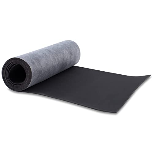 TroyStudio 1' x 8' x 1/8" Mass Loaded Vinyl Soundproof Barrier – 1 lb/ft², Black