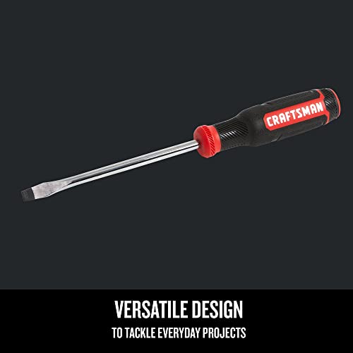 CRAFTSMAN Screwdriver, Slotted, Bi-Material, 5/16 X 6 Inch (CMHT65063N)
