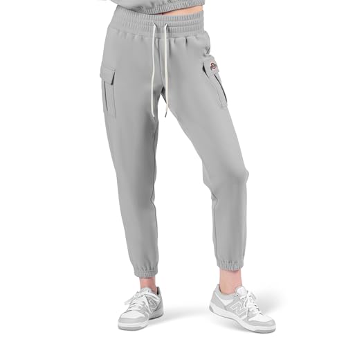 Ohio State Buckeyes NCAA Cargo Fleece Joggers for Women - Medium