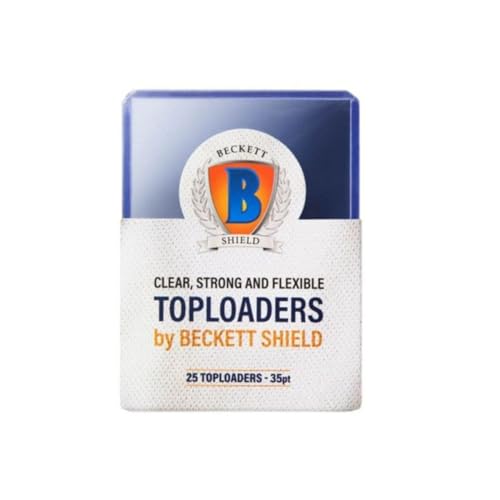 Beckett Shield Toploader Card Sleeves - 35pt, 25 Count