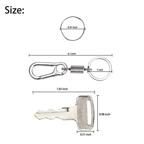 Replacement Ignition Keys for Yamaha Electric Golf Carts - 4 Pack