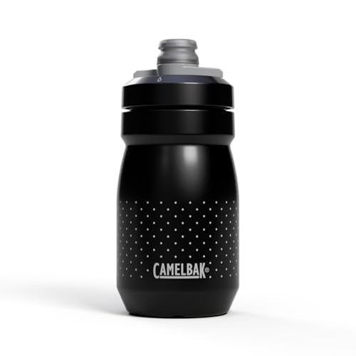 15oz CamelBak Podium Water Bottle - Black, High Flow Cap, Easy Squeeze