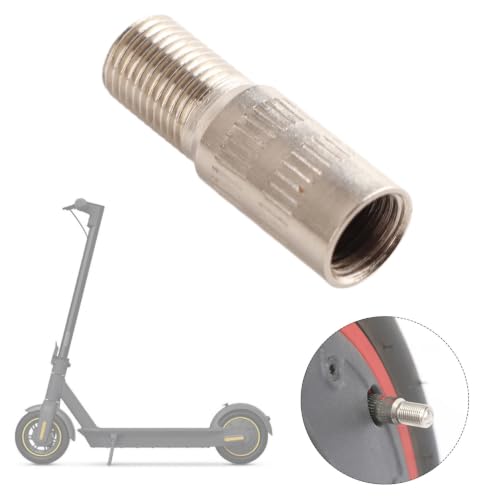 Alomejor 9mm Scooter Valve Extension Adapter for M365/Pro – 25mm Built-in Nozzle