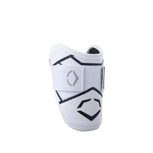 EvoShield SRZ-2 Youth Batter’s Elbow Guard - White, Custom Fit, Protective Gear