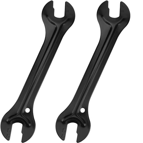 Bicycle Hub Cone Wrench Set - 2 Pieces, 13-16mm Carbon Steel