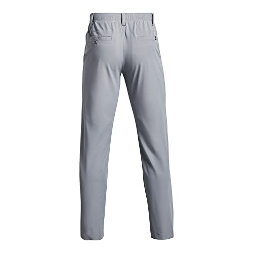 Under Armour Golf Drive Pants 34W x 32L Halo Gray Water-Resistant Stretch Twill