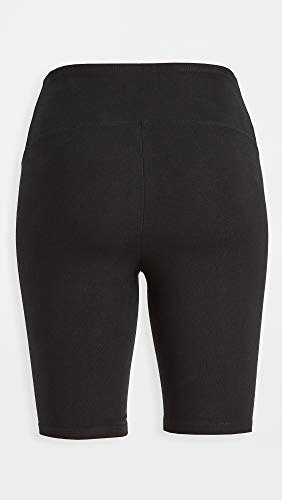 Yummie Women's Mel Cotton Stretch Shaping Biker Shorts Small Black