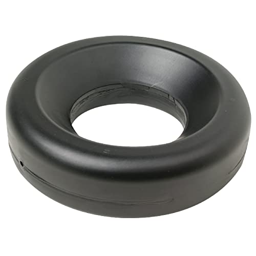 Seachoice Trailer Jack Stand Wheel Stop - One Size, Black, ABS Plastic
