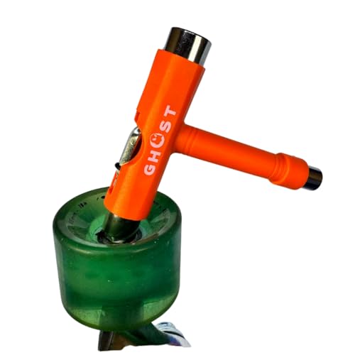 Multi-Function Roller Skate Tool - Pocket-Sized T-Handle Tool - Orange