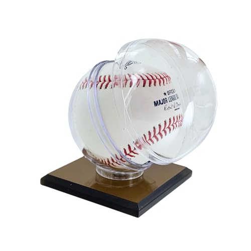 Acrylic Baseball Display Case Holder with Black Base - Qty 1