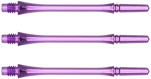 Cosmodarts Fit Shaft 7 Size Slim Spin Clear Purple Dart Shaft for Fit Flight Series