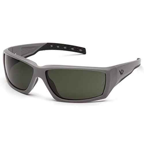 Venture Gear Overwatch Shooting Safety Sunglasses, Forest Gray Anti-Fog Lens