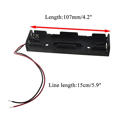 4-AA Battery Holder Tube Adapter - 6V 4P(Style2)-1P