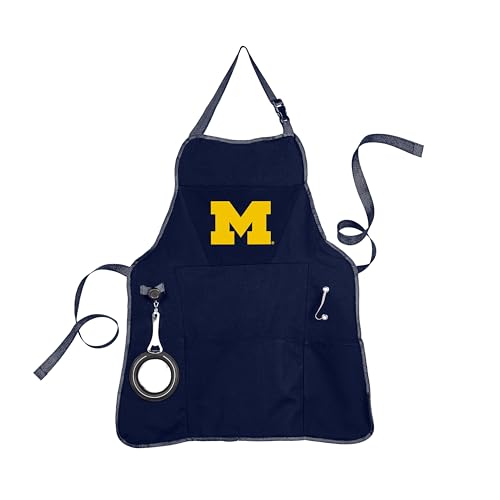 Grilling Apron with Bottle Opener & Insulated Beverage Holder