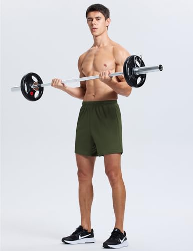 Men's 7-Inch Athletic Running Shorts - Lightweight, Quick Dry with Pockets