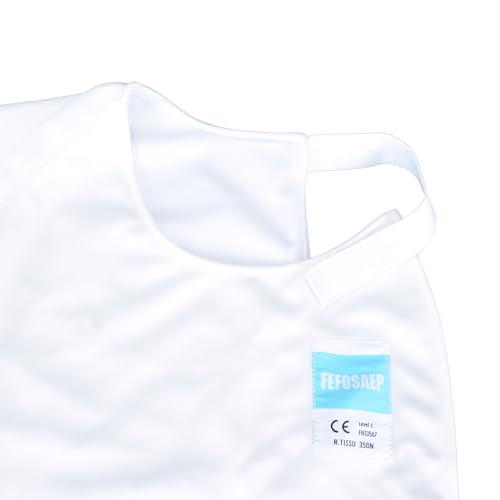 Lightweight Fencing Uniform Vest for Men - Medium Right Hand White