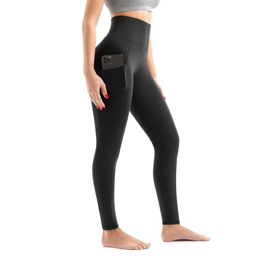 Walifrey Leggings with Pockets for Women