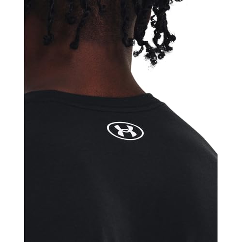 Under Armour Men's Sportstyle Logo Short Sleeve T-Shirt - Black/White, Small