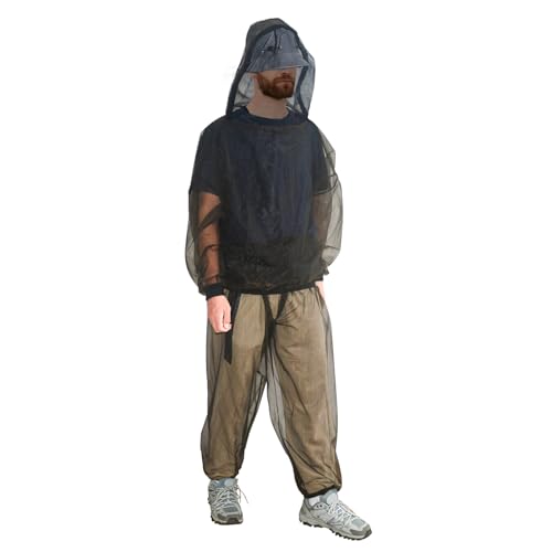 TUPI Mosquito Suit Jacket & Pants (Medium) Outdoor Insect Net Bodysuit