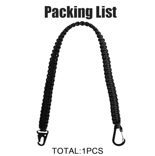 24-Inch Heavy Duty Paracord Keychain - Tactical Lanyard for Outdoor Use