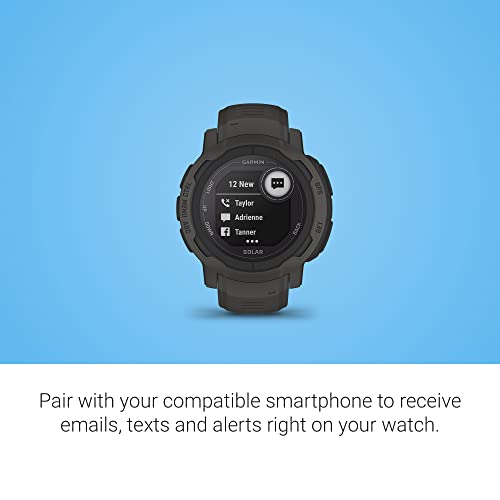 Garmin Instinct 2 Solar GPS Outdoor Watch - Graphite (Renewed)