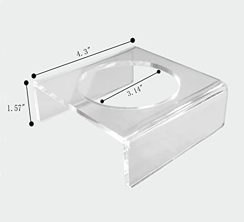 Clear Acrylic Display Stand for Football, Basketball, Soccer