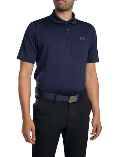 Under Armour Men's Matchplay Polo - Large Midnight Navy / Pitch Gray