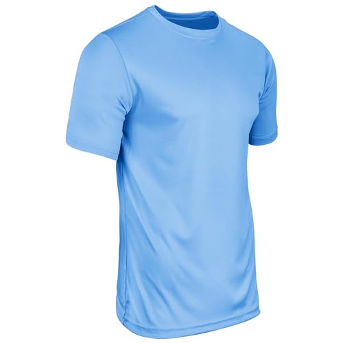 Champro Men's Vision Lightweight Polyester T-Shirt Jersey - Small Light Blue