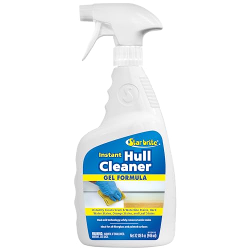 Powerful Hull Cleaner Gel – 32 Oz Spray for Boats, Fiberglass & Plastic