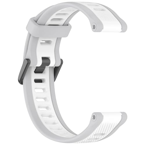 20mm Silicone Replacement Bands for Garmin Watch - White