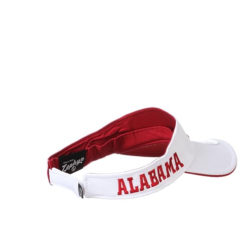 Alabama Crimson Tide Golf Visor Hat - Adjustable Velcro Cap