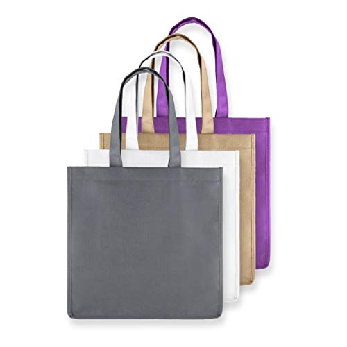 Wine Tote Bag with Dividers - 6 Bottle Carrier for Travel, Blue