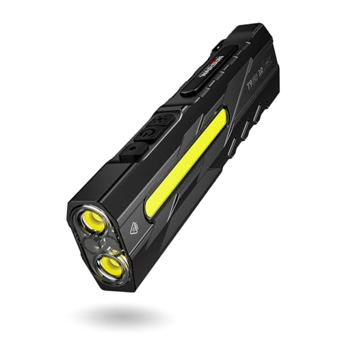 WARSUN T9PRO Rechargeable 1500 Lumen Pocket Flashlight with Magnetic Base
