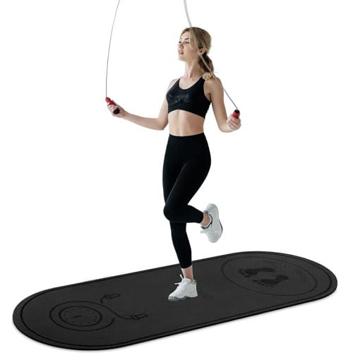 Jump Rope Mat 71"x24" - Non-Slip High-Density Exercise Flooring