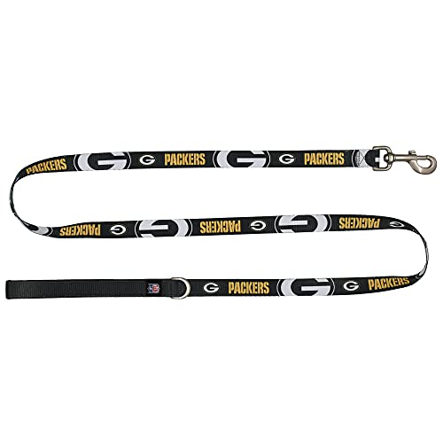 Premium Pet Leash - Green Bay Packers Team Color, 0.75" x 60"