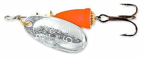 Blue Fox Classic Vibrax Inline Spinner Lure 7/16 Silver/Red 5 Size Fishing Tackle