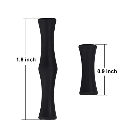 Archery Finger Guard - Soft Rubber Bow String Finger Saver - Black