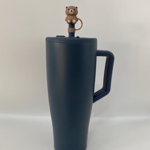 Bear Silicone Straw Tip Covers - 3 Pack for Brumate Tumblers