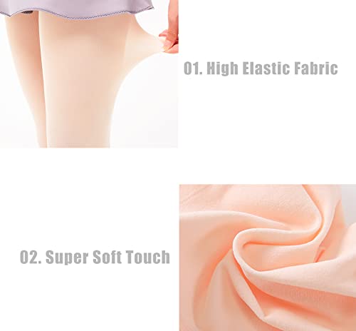 Ultra Soft Ballet Dance Tights for Toddler Kids - Ballet Pink 2-4T
