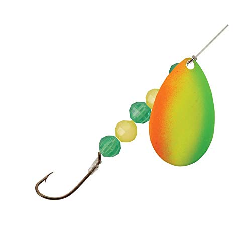Walleye Spinner Rig - 40" Snell, #4 Indiana Blade, Firetiger