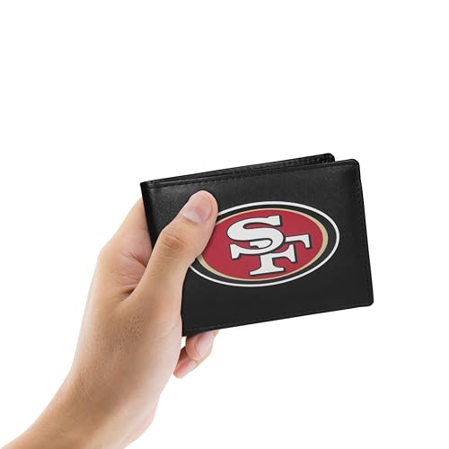Bi-fold Wallet with Large San Francisco 49ers Logo - Black