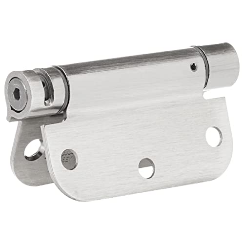Self-Closing Door Hinge - 3.5 Inch x 3.5 Inch - Satin Nickel - 1 Piece