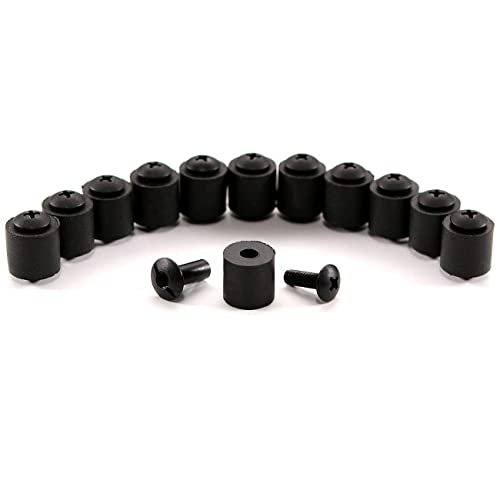 [12 Pack] HolsterSmith SPTHRA-500-PH-BK-12 Black 0.500 in Holster Retention Assemblies for KYDEX 1-Piece Foldover & Taco-Style Holsters