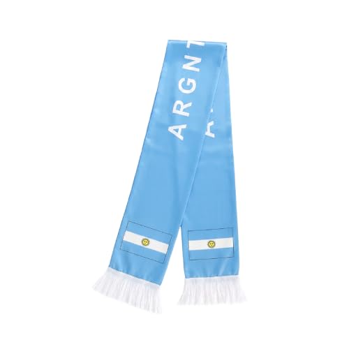 2026 World Cup Soccer Fan Scarf - Argentina, Double-Sided Print
