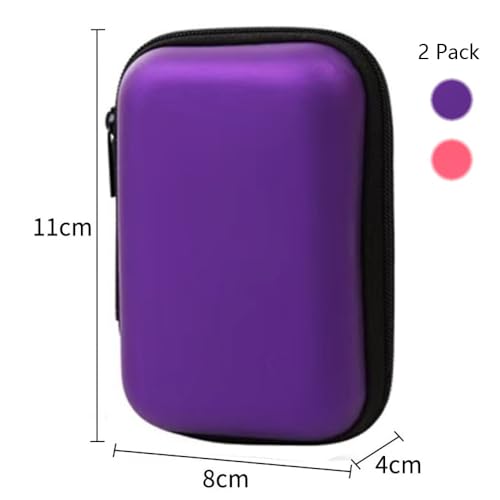 2-Pack Playing Card Cases - Waterproof Travel Storage for UNO Cards