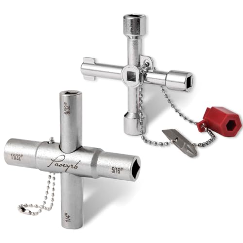 2-Pack Multi-Functional Water Key Set for Valves & Faucets