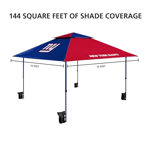 NFL Pop-Up Canopy Tent 12x12 - New York Giants, Easy Setup