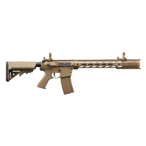 Airsoft M4 SPR Interceptor AEG - Tan Polymer, 1000 Rds BBS